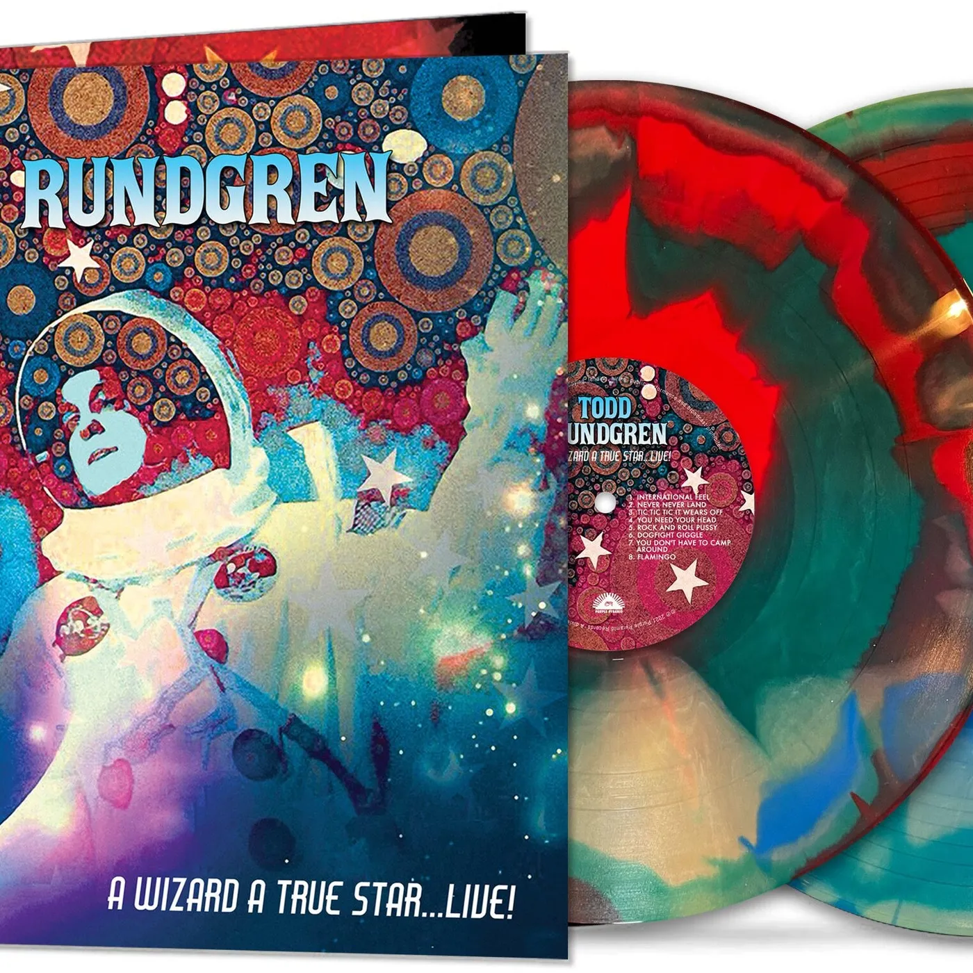 Todd Rundgren WIZARD A TRUE STAR...LIVE! Vinyl Record
