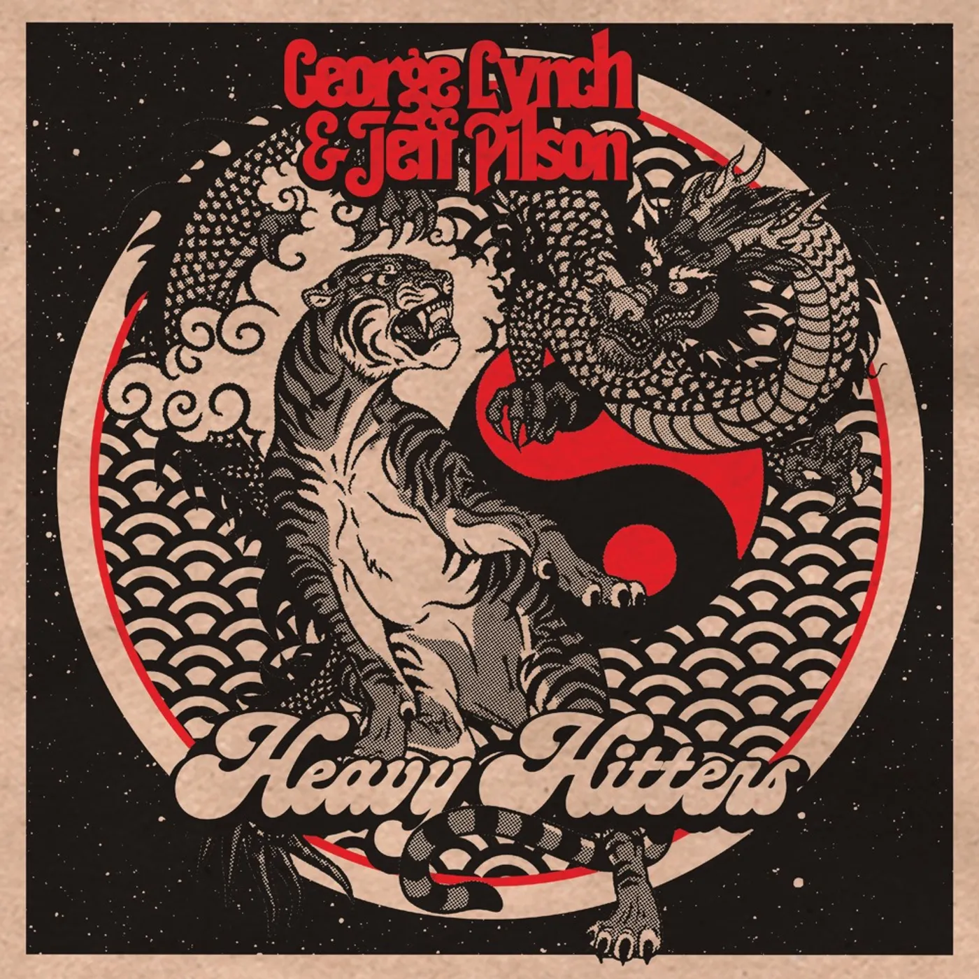George Lynch / Jeff Pilson HEAVY HITTERS (COLORED) Vinyl Record