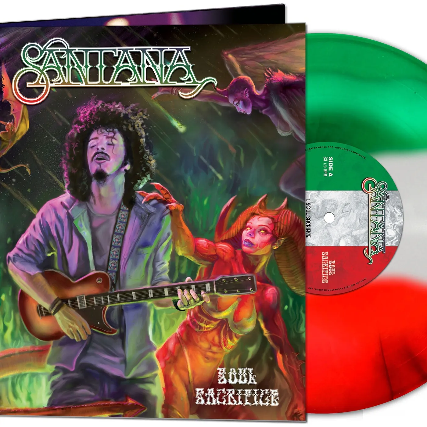 Santana SOUL SACRIFICE Vinyl Record