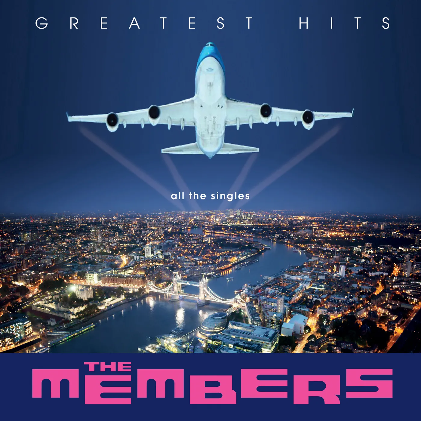 The Members GREATEST HITS (BLUE VINYL) Vinyl Record