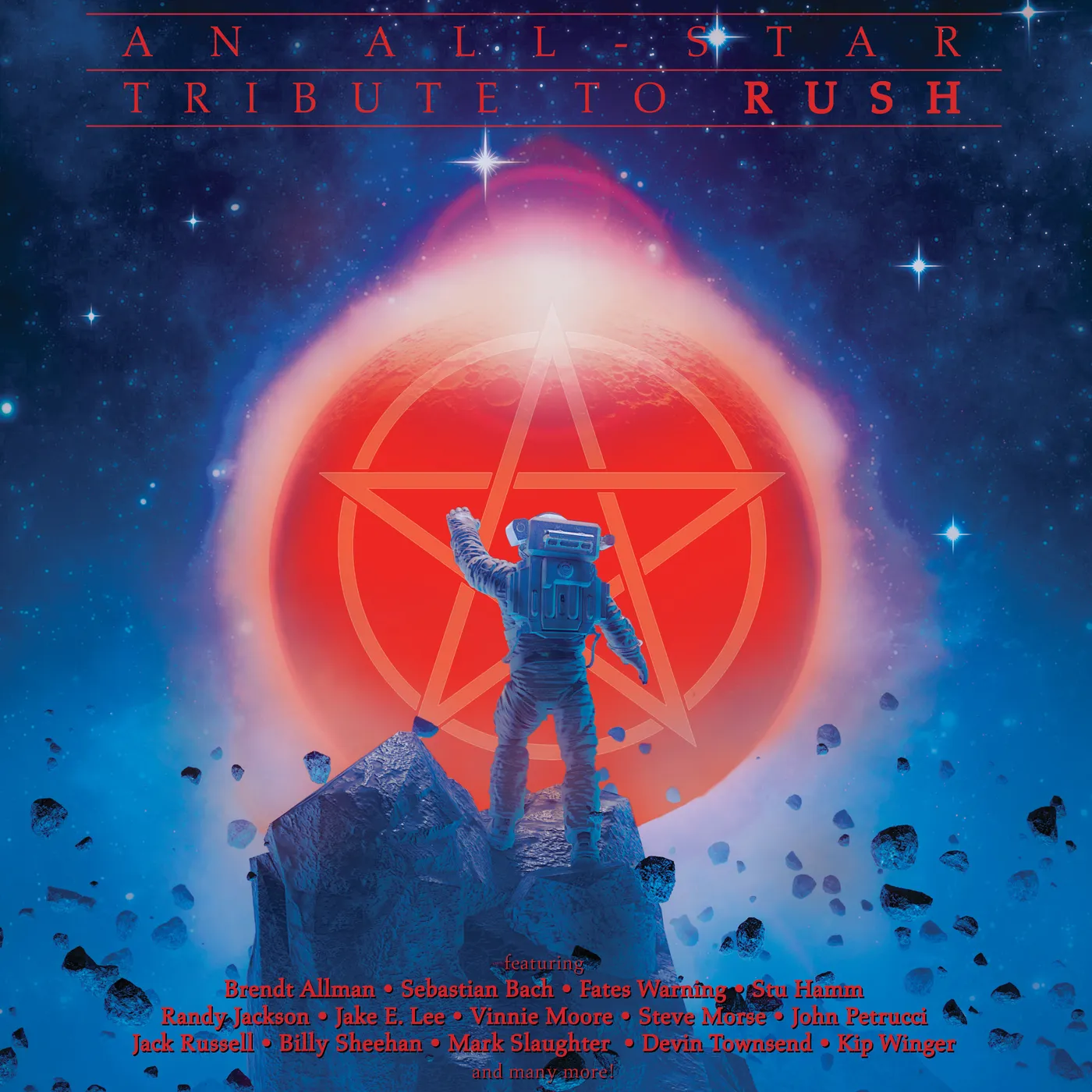 Various Artists  ALL-STAR TRIBUTE TO RUSH ARTISTS (RED VINYL/DELUXE) Vinyl Record