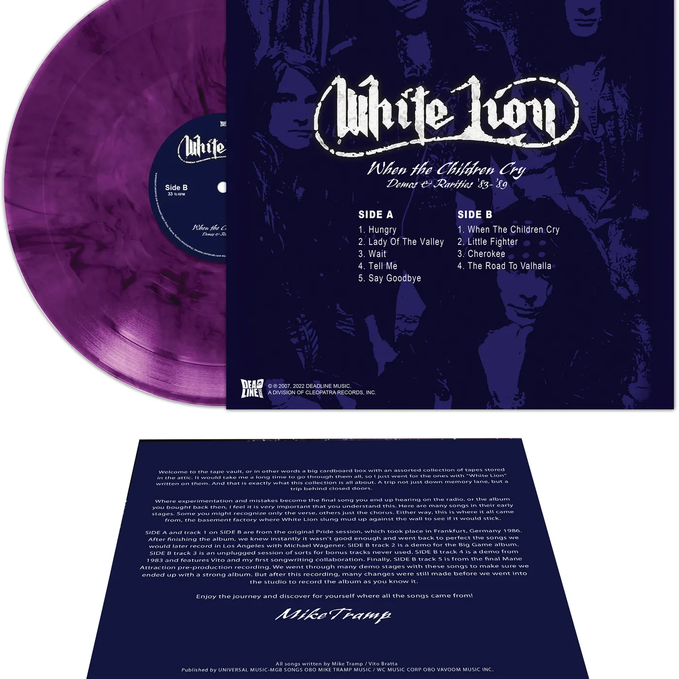 White Lion WHEN THE CHILDREN CRY - DEMOS & RARITIES '83-'89 (PURPLE VINYL/REMASTERED) Vinyl Record