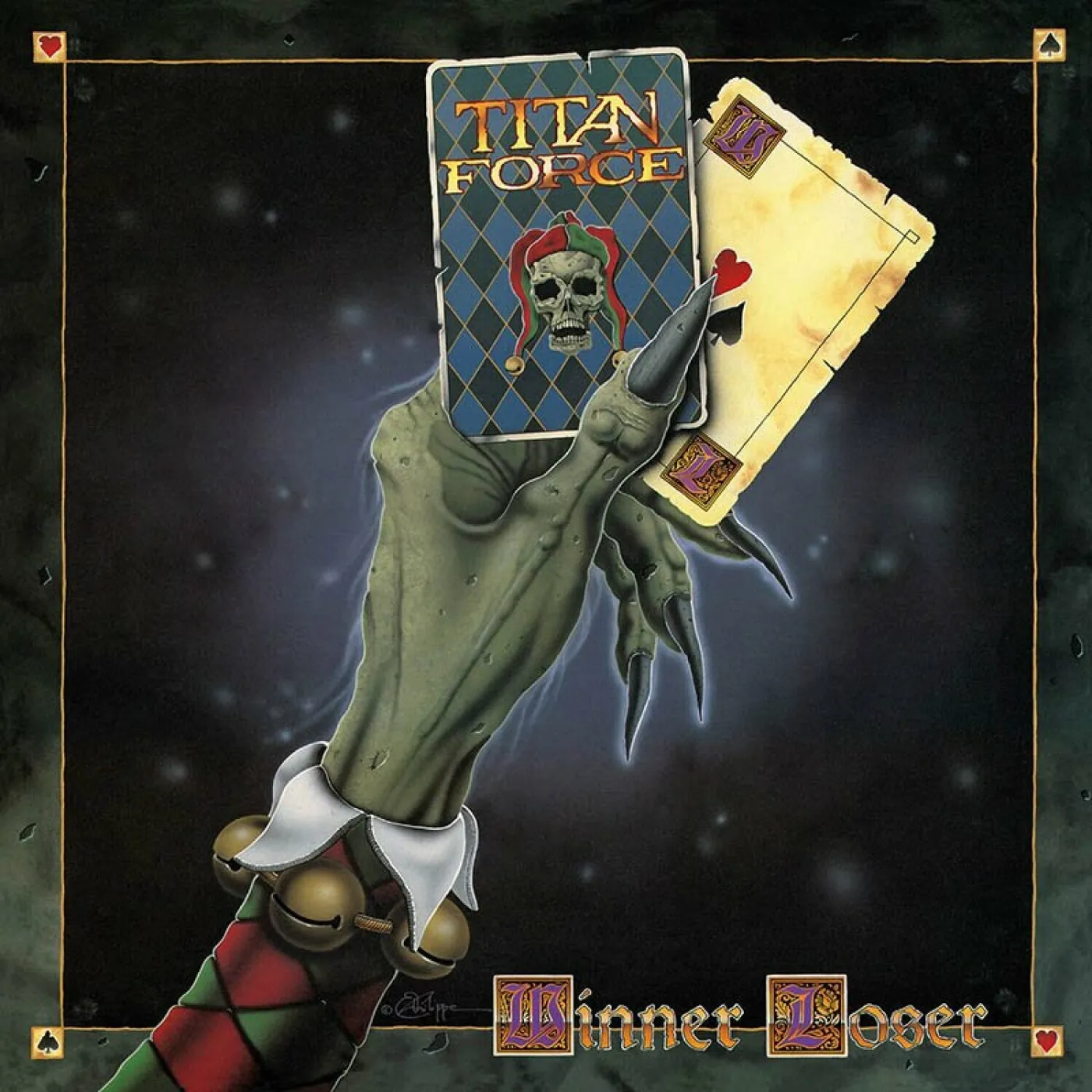 Titan Force Winner / Loser   Gold Vinyl Record