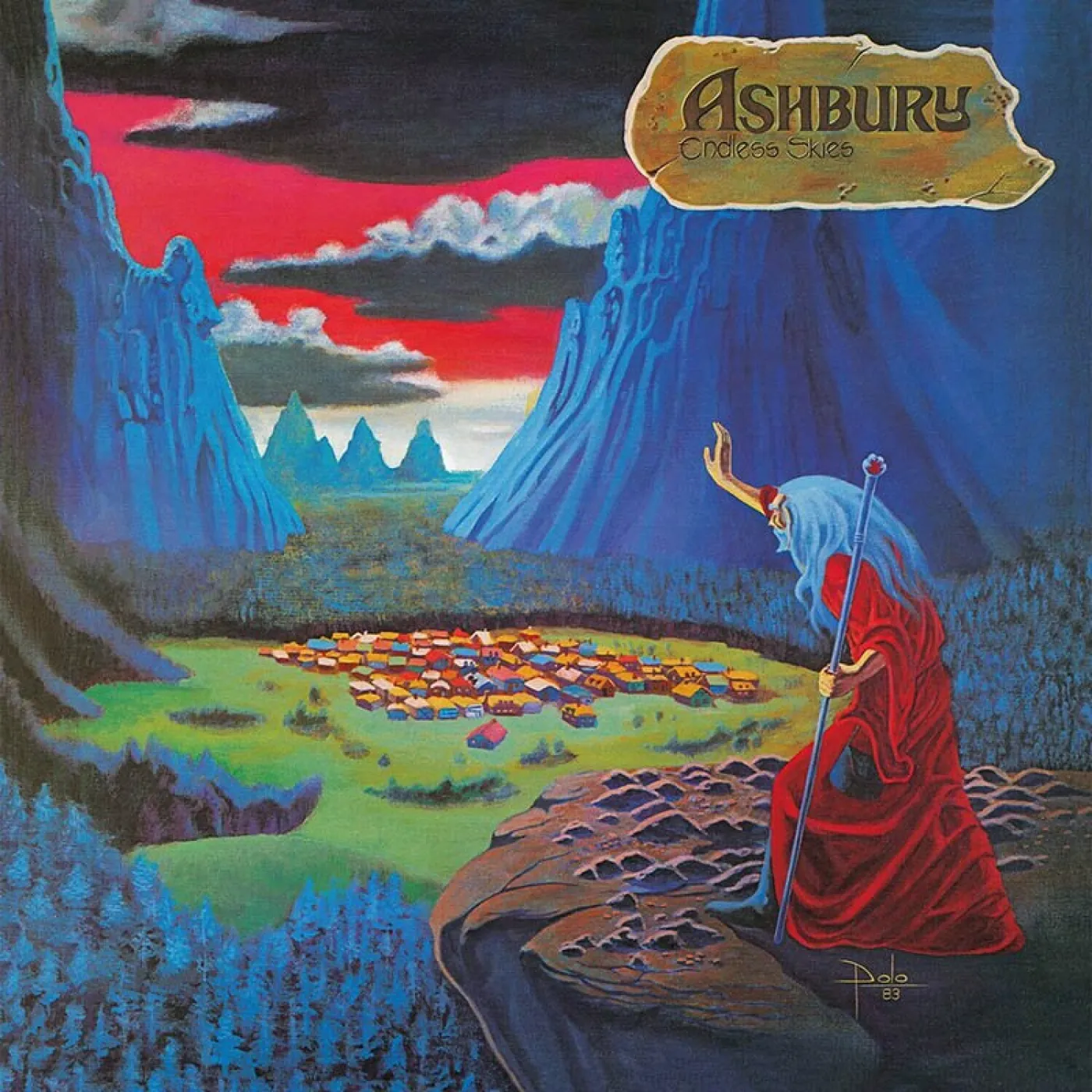 Ashbury Endless Skies   Green Vinyl Record