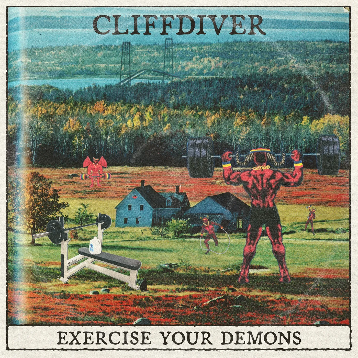 CLIFFDIVER EXERCISE YOUR DEMONS (PURPLE RIPPLE VINYL) Vinyl Record