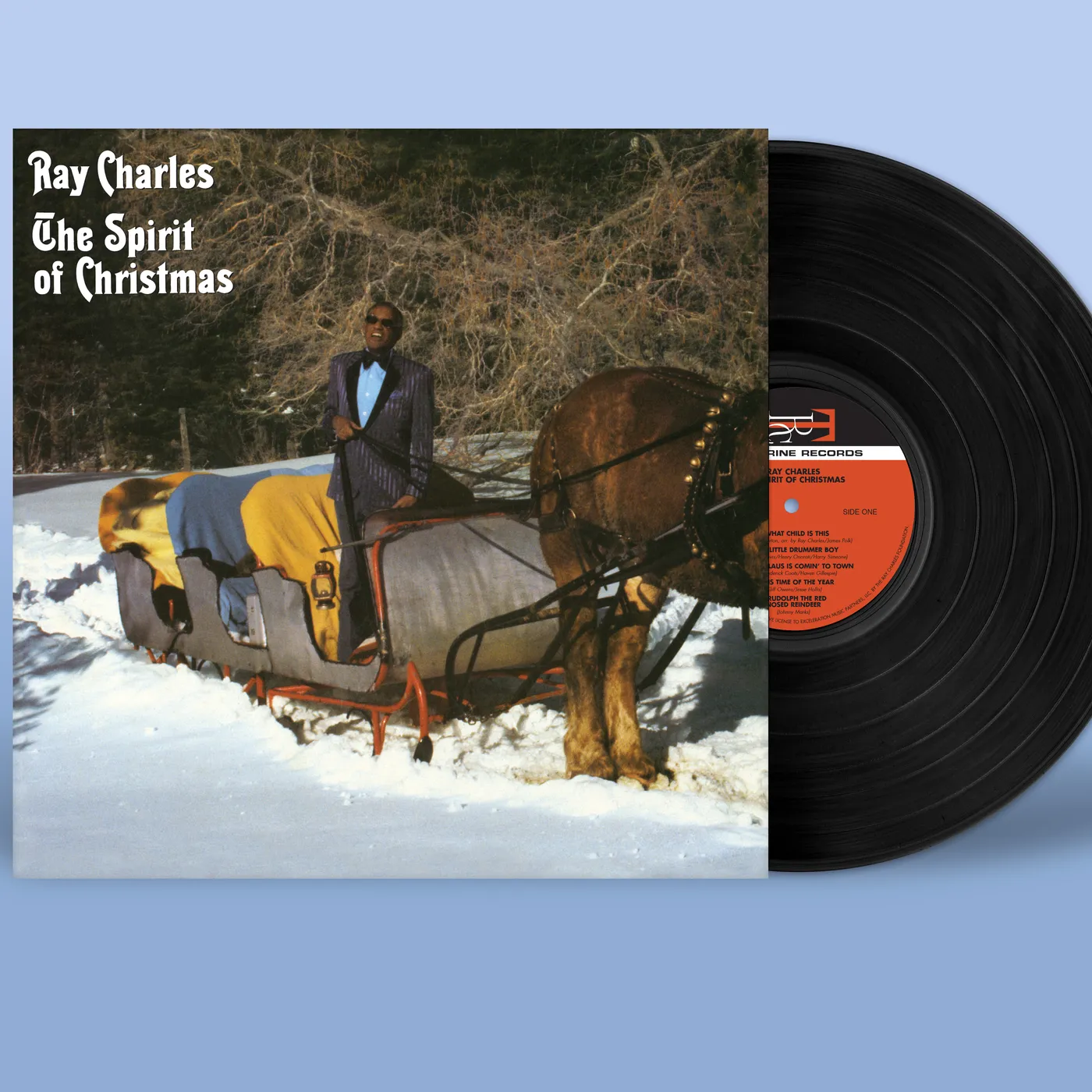 Ray Charles SPIRIT OF CHRISTMAS Vinyl Record