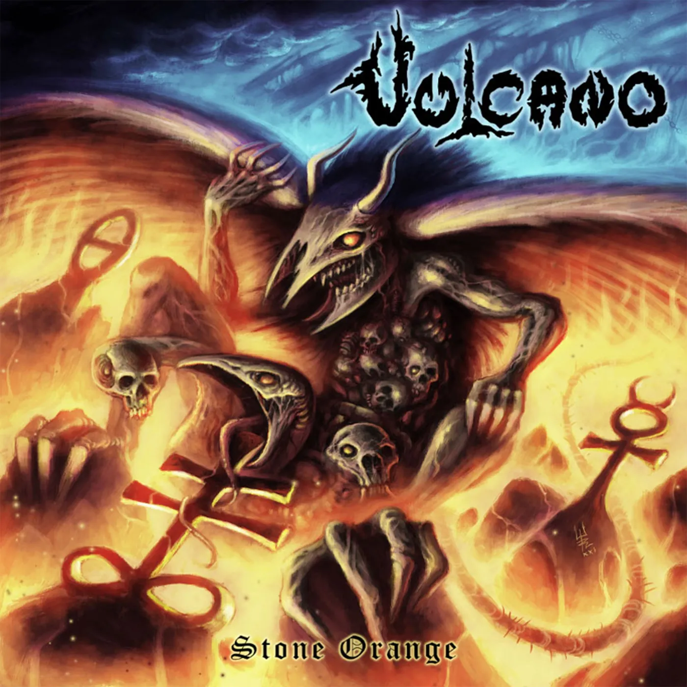 Vulcano Stone Orange Vinyl Record