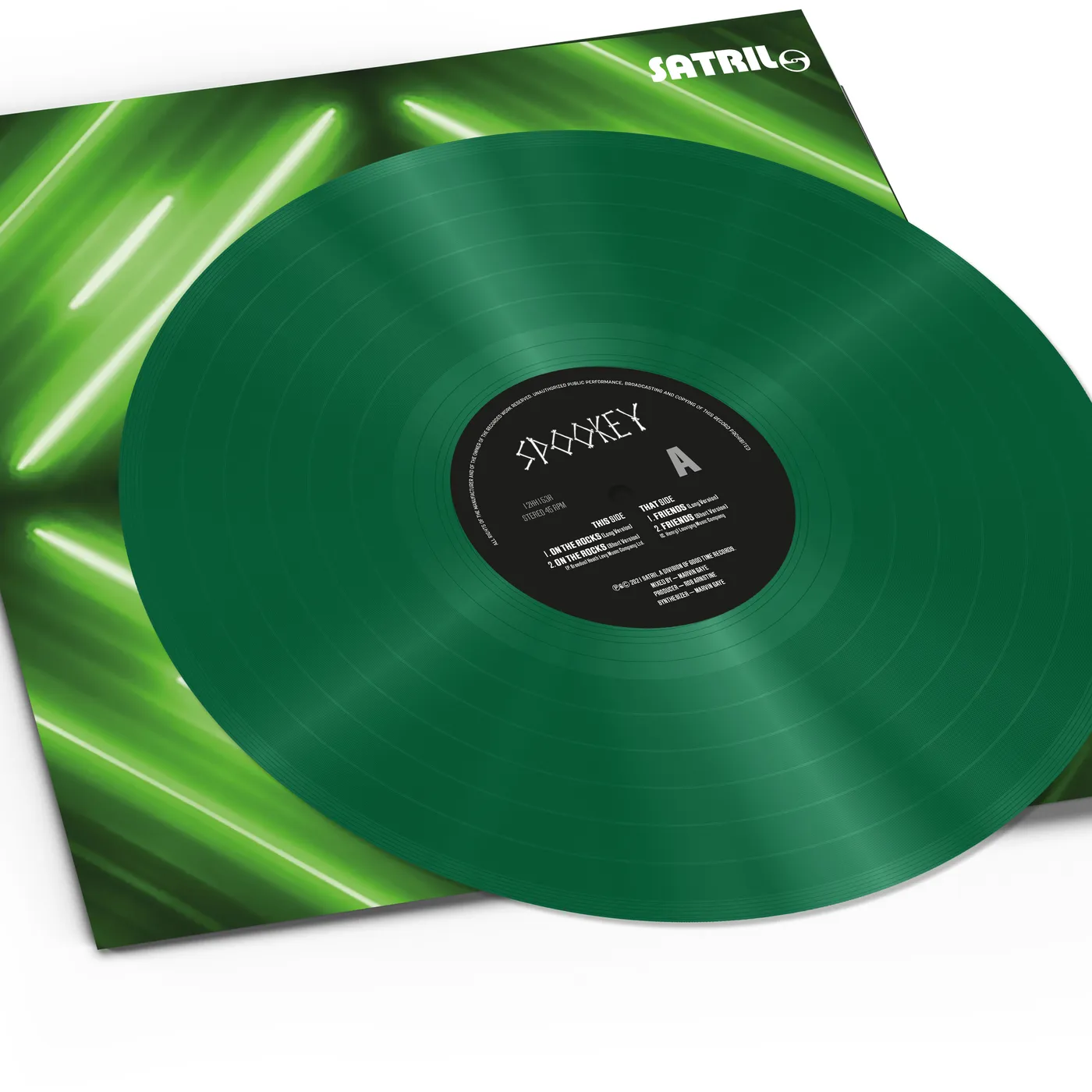 Spookey Friends / On The Rocks (Green) Vinyl Record