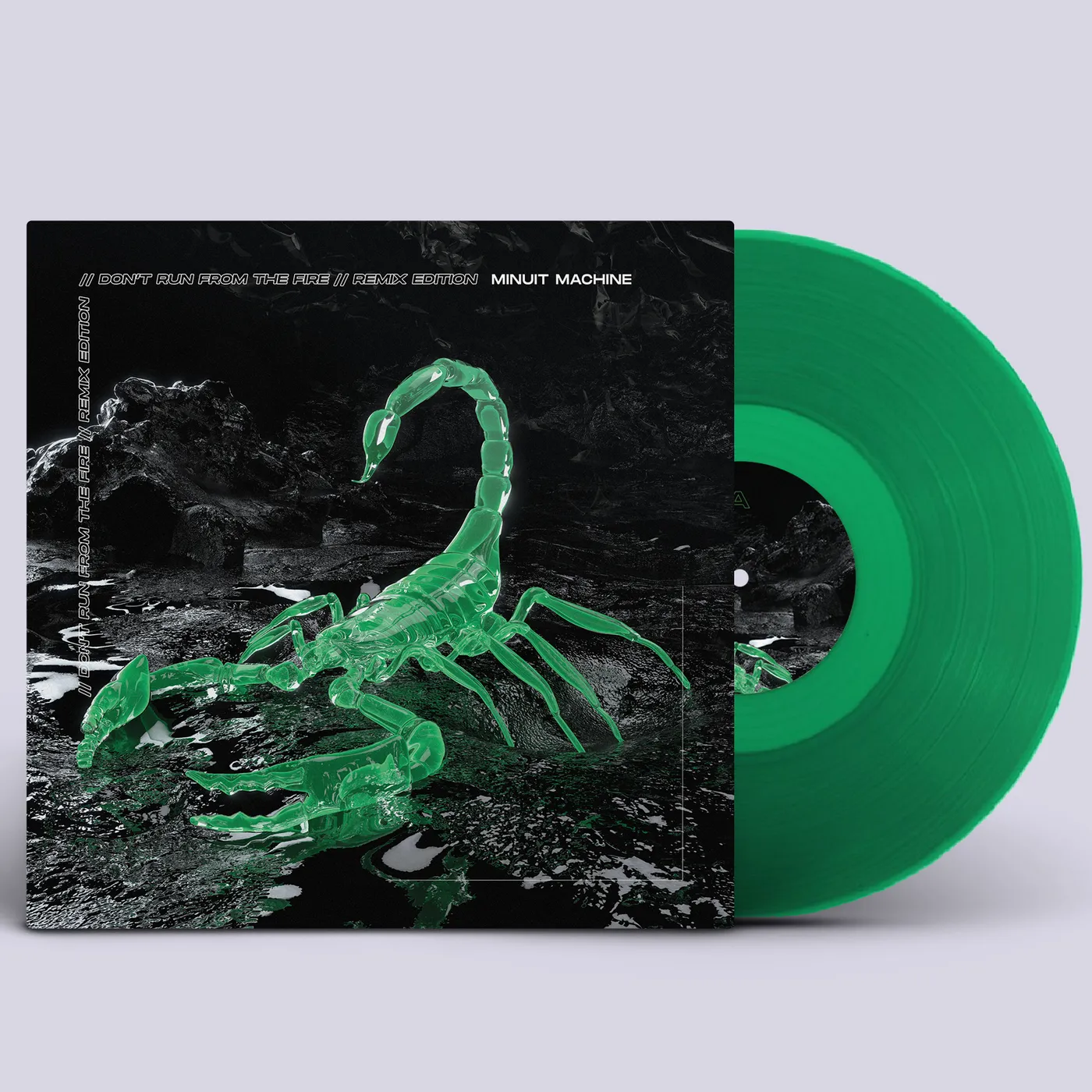 Minuit Machine Don't Run From The Fire   Remix Edition Vinyl Record