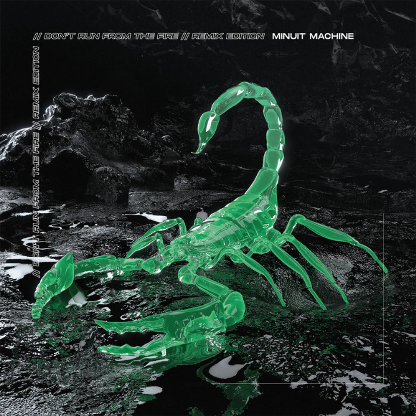 Minuit Machine Don't Run From The Fire   Remix Edition Vinyl Record