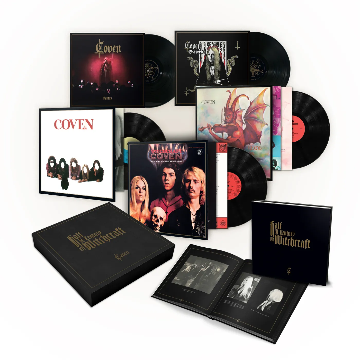 Coven Half A Century Of Witchcraft Vinyl Record