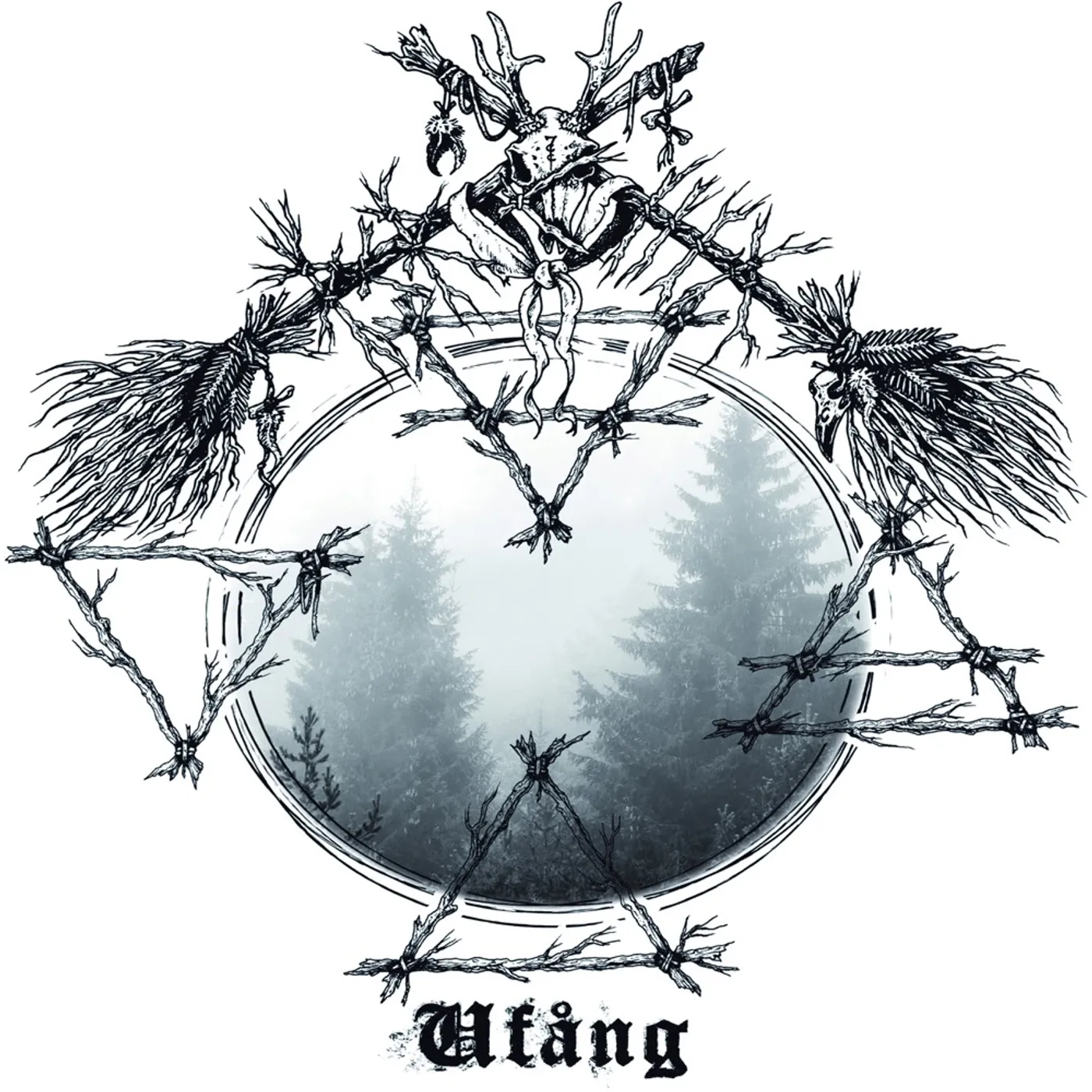 Perchta UFANG (TRANSPARENT-BLACK MARBLE VINYL) Vinyl Record