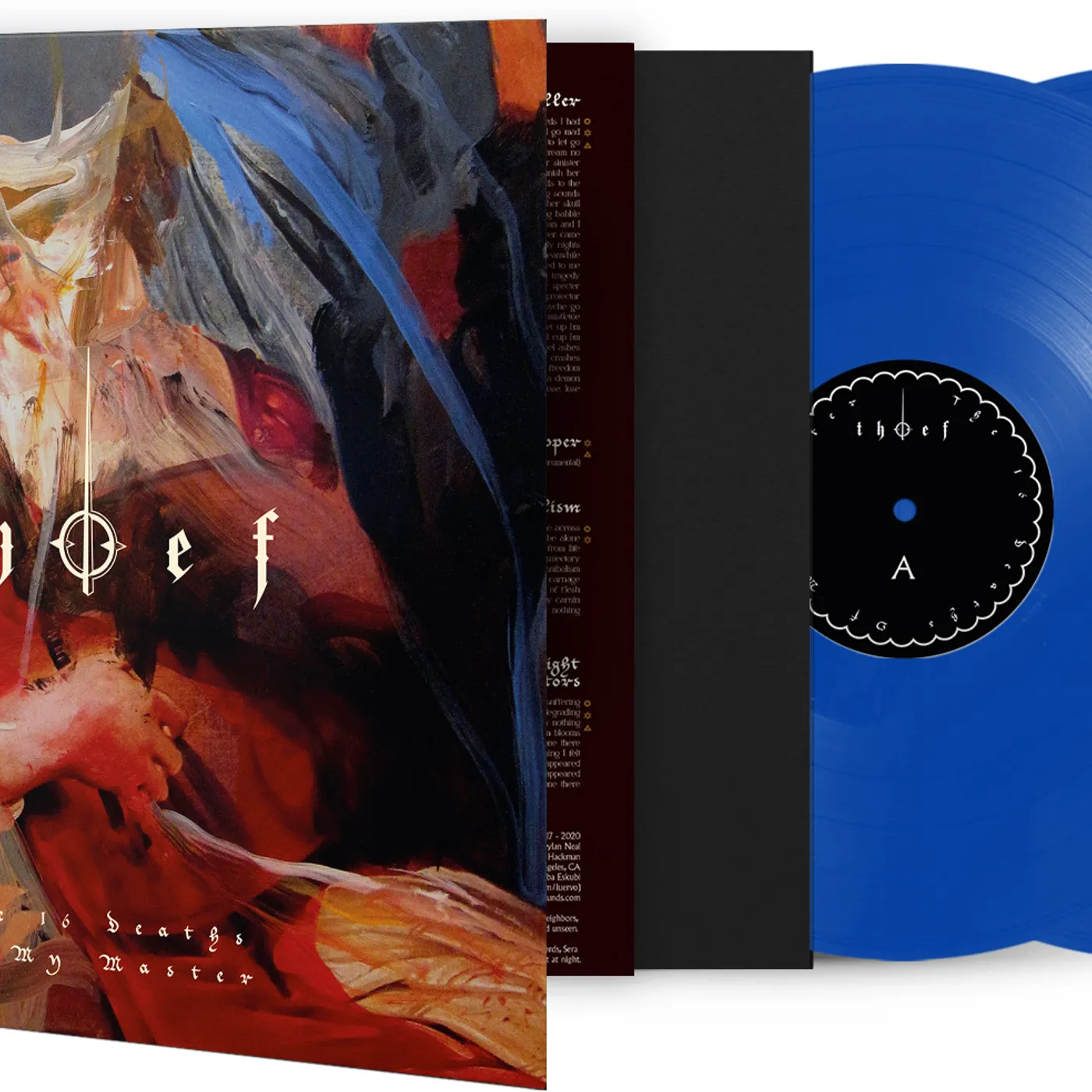 Thief 16 Deaths Of My Master (Blue Vinyl) Vinyl Record