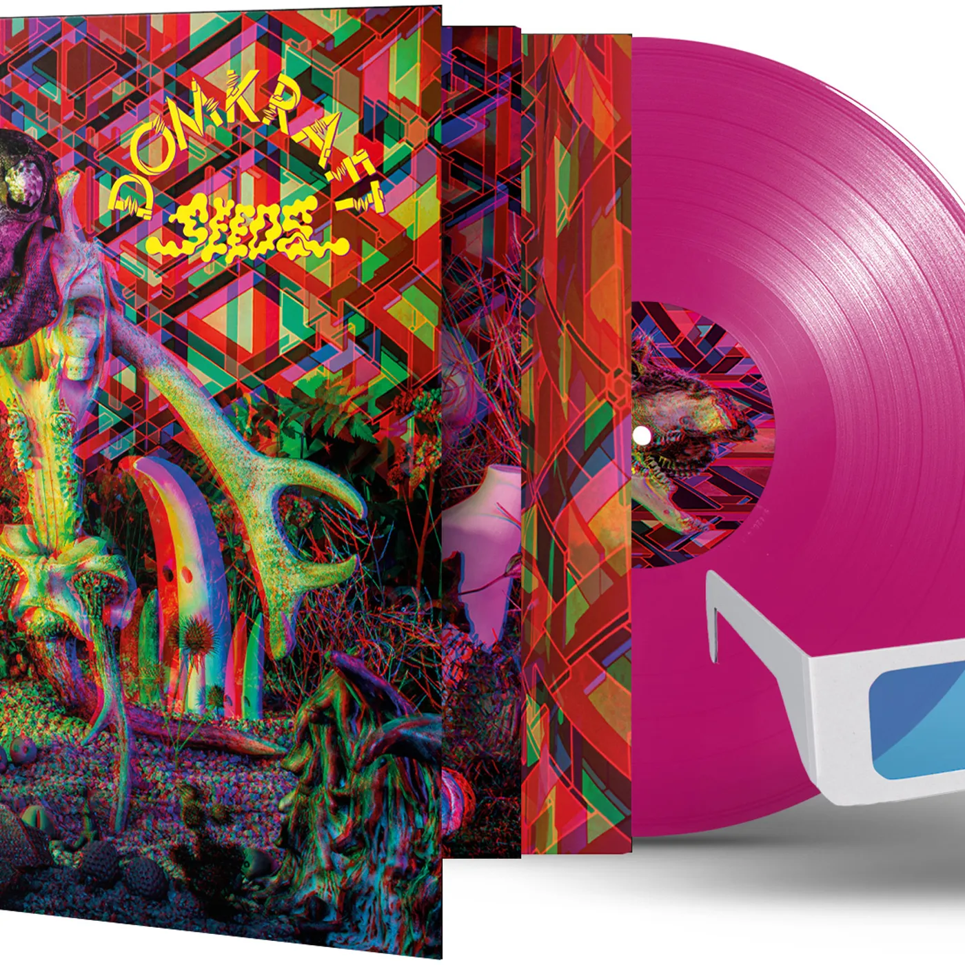 Domkraft SEEDS (VIOLET TRANSPARENT VINYL) Vinyl Record