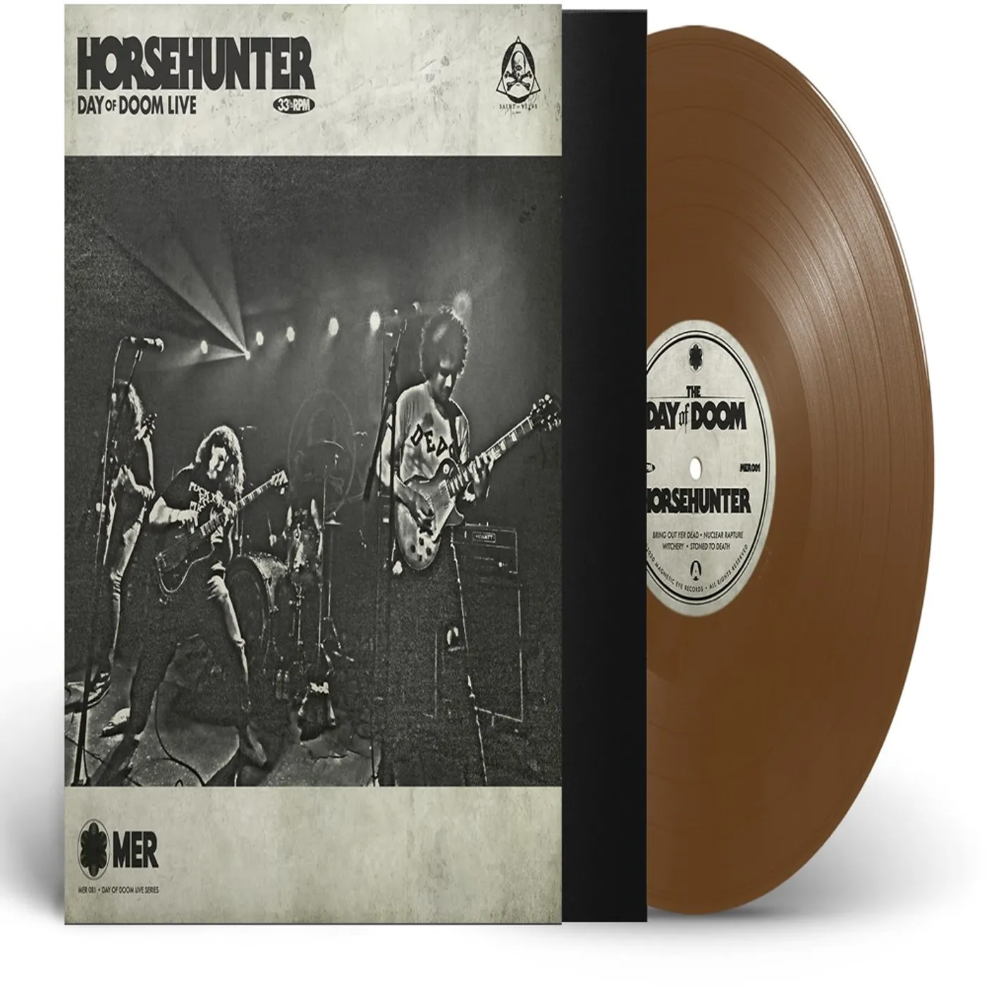 Horsehunter Day Of Doom Live (Brown Vinyl) Vinyl Record