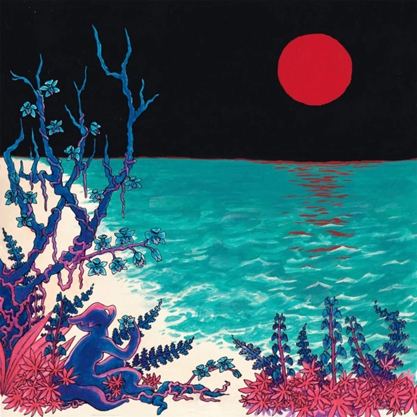 First Glass Beach Album (Neon Red Vinyl) Vinyl Record