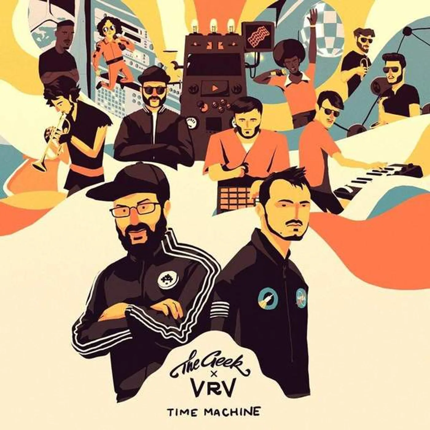 The Geek x Vrv Time Machine Vinyl Record