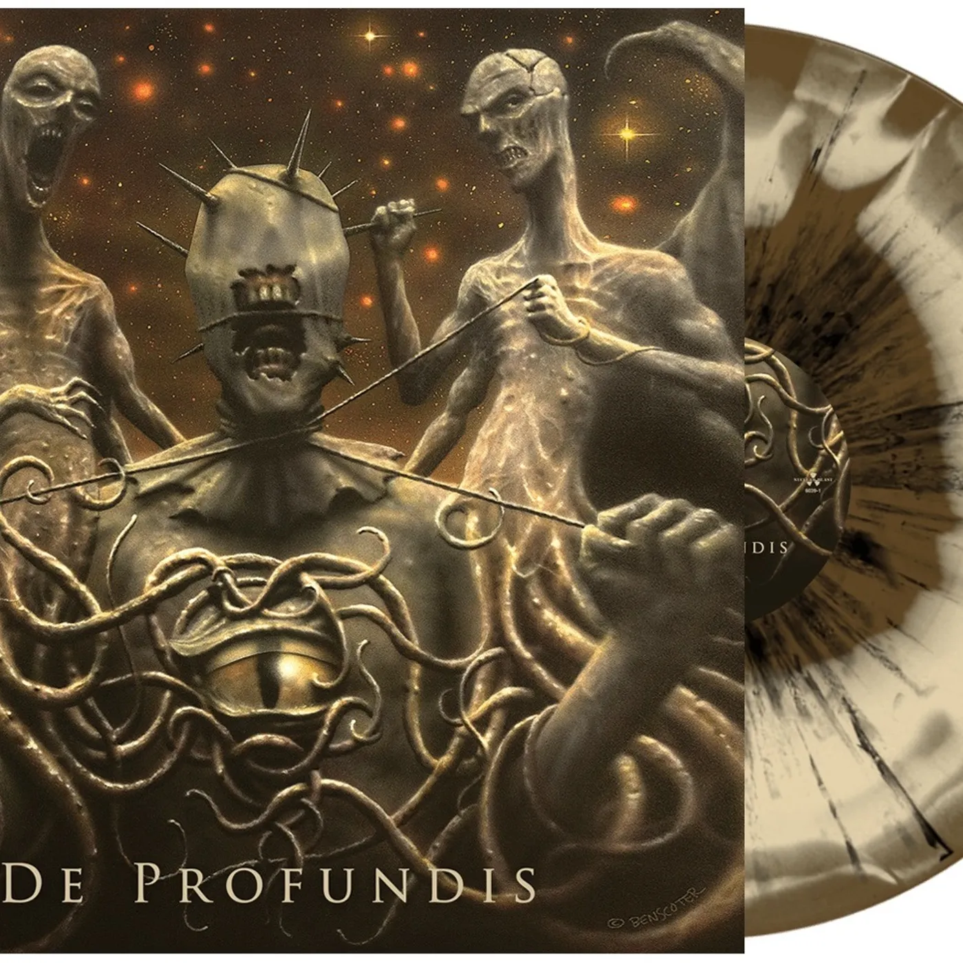 Vader De Profundis (Gold & Bone W/ Black Splat Vinyl Record