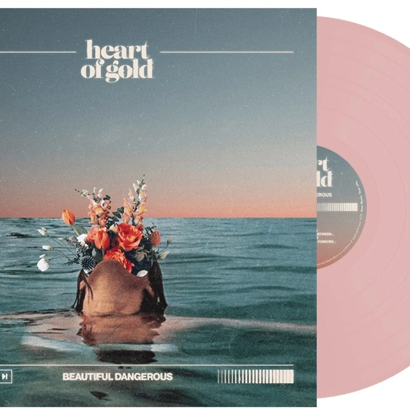 Heart Of Gold Beautiful Dangerous   Pink Vinyl Record
