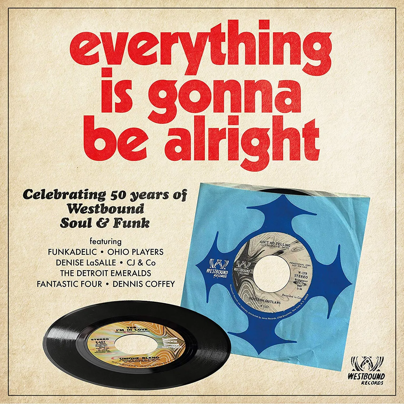 Various Everything Is Gonna Be Alright: Celebrating 50 Years Of Westbound Soul & Funk CD