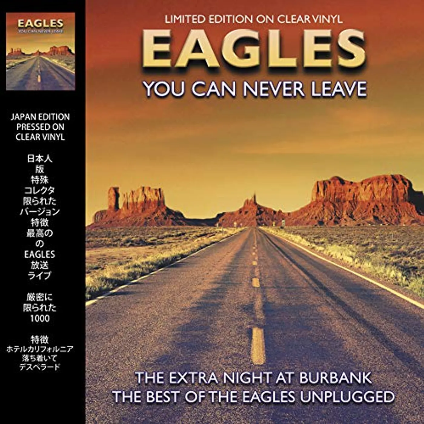 Eagles You can never leave:live at burbank Vinyl Record