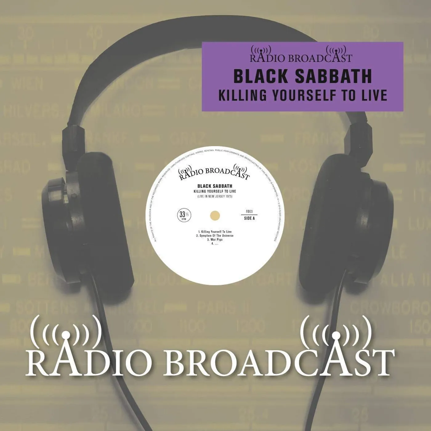 Black Sabbath Killing yourself to live (live in new jersey 1975) (limited edition) Vinyl Record