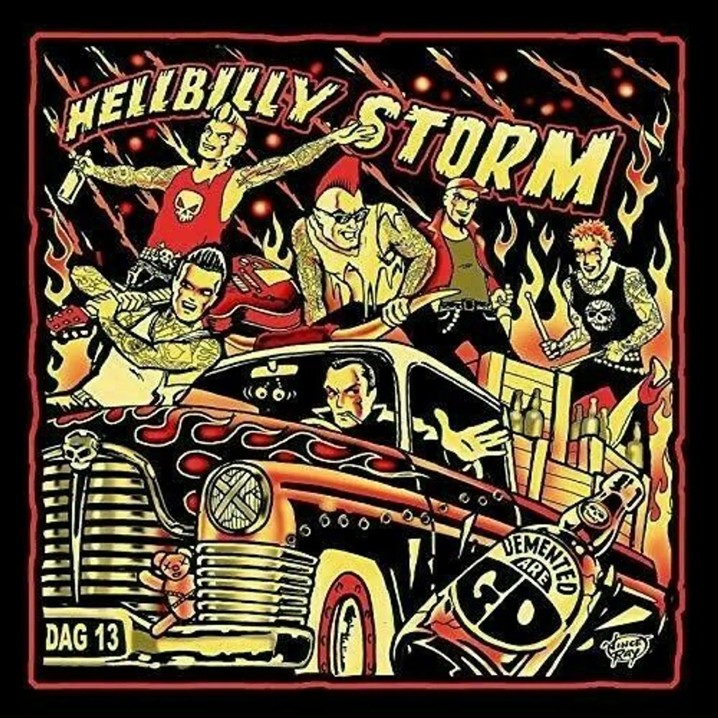 Demented Are Go Hellbilly Storm Vinyl Record