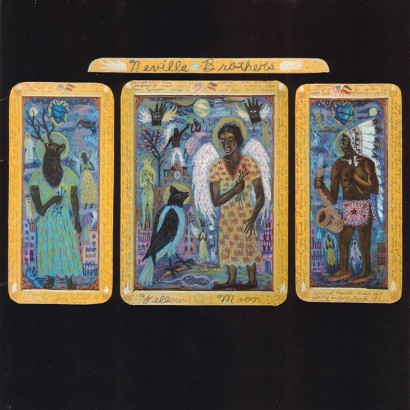 The Neville Brothers Yellow Moon Vinyl Record