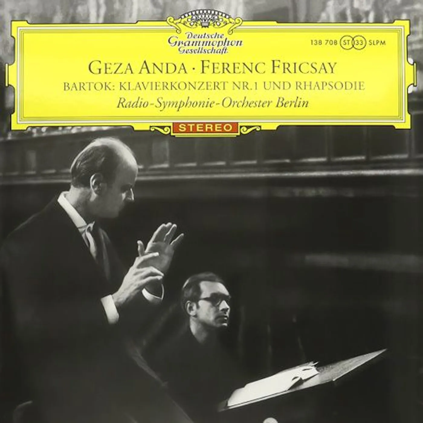 Geza Anda Bartok: Piano Concerto No. 1 Vinyl Record