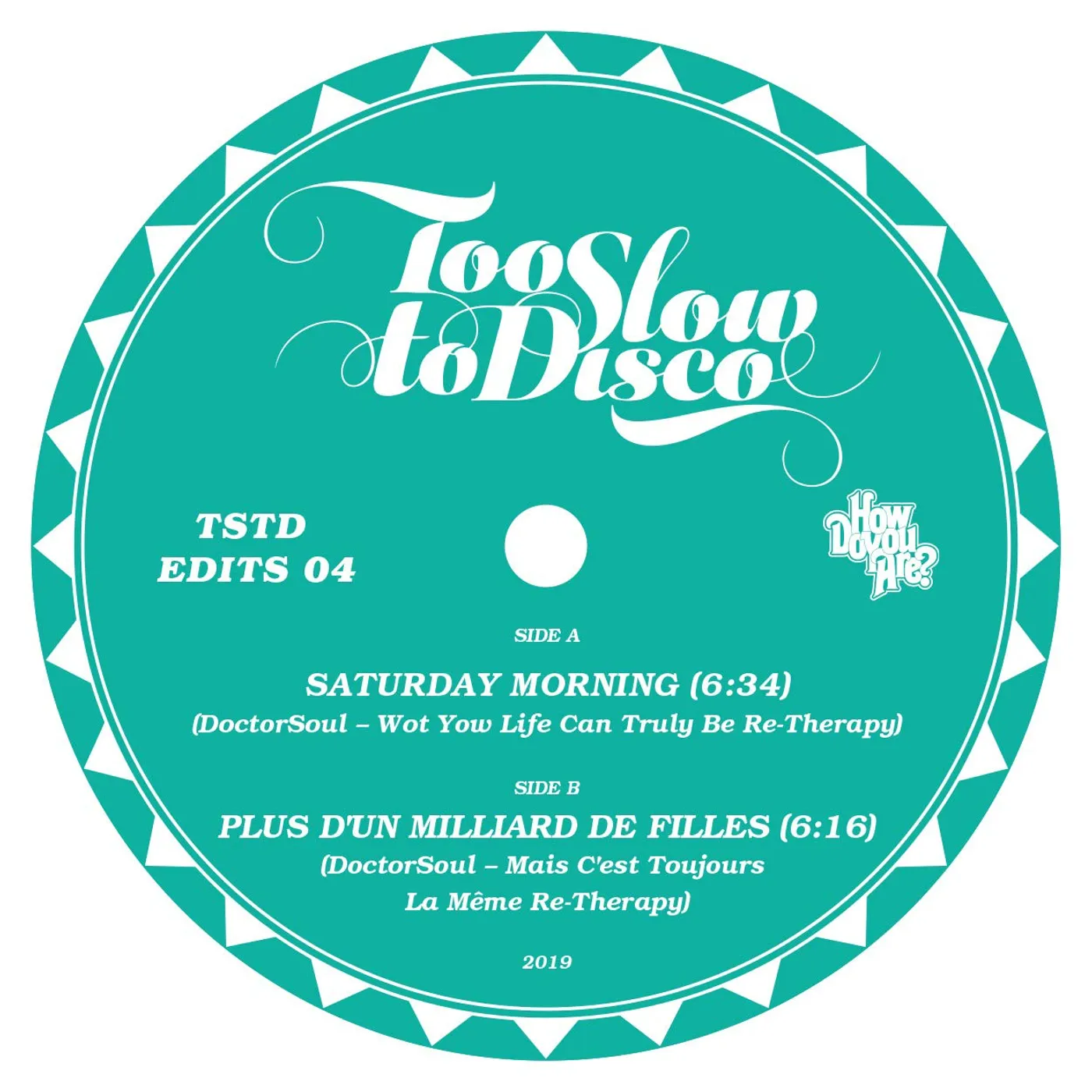 Doctorsoul Too slow to disco edits 04 Vinyl Record