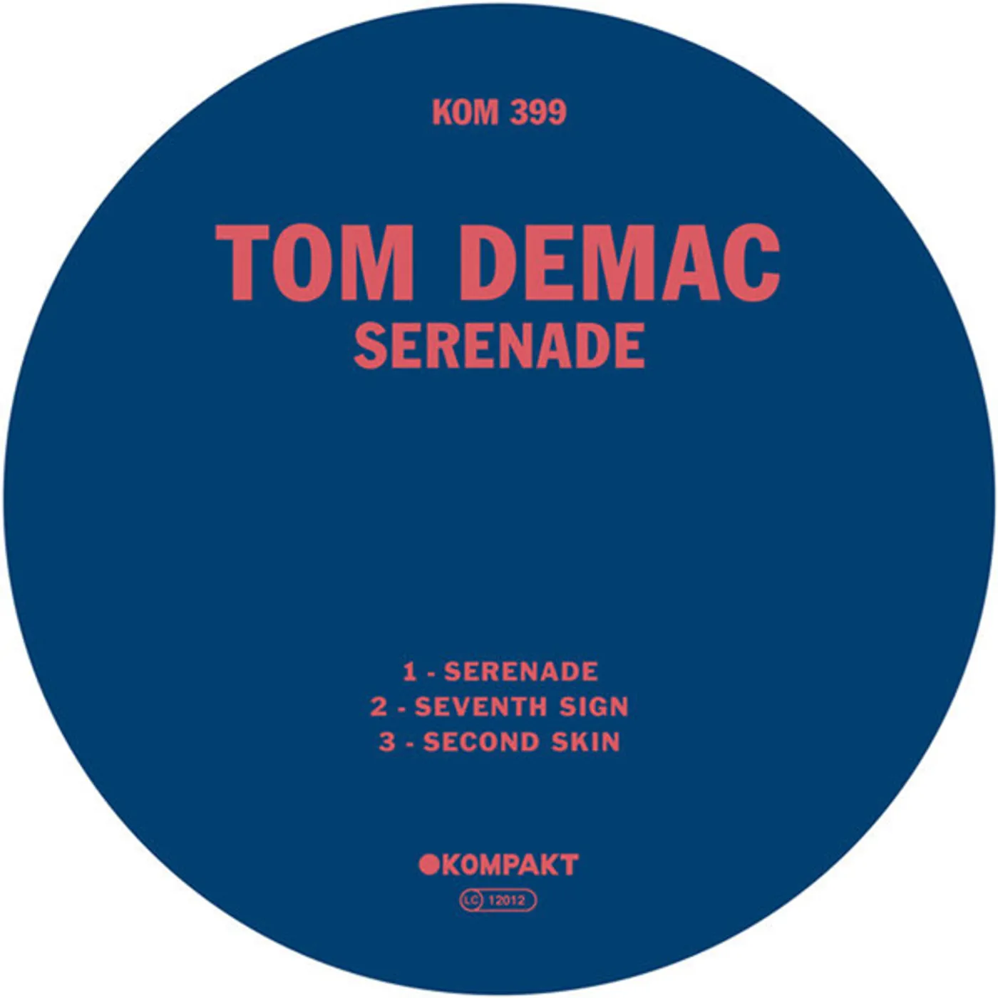 Tom Demac Serenade Vinyl Record