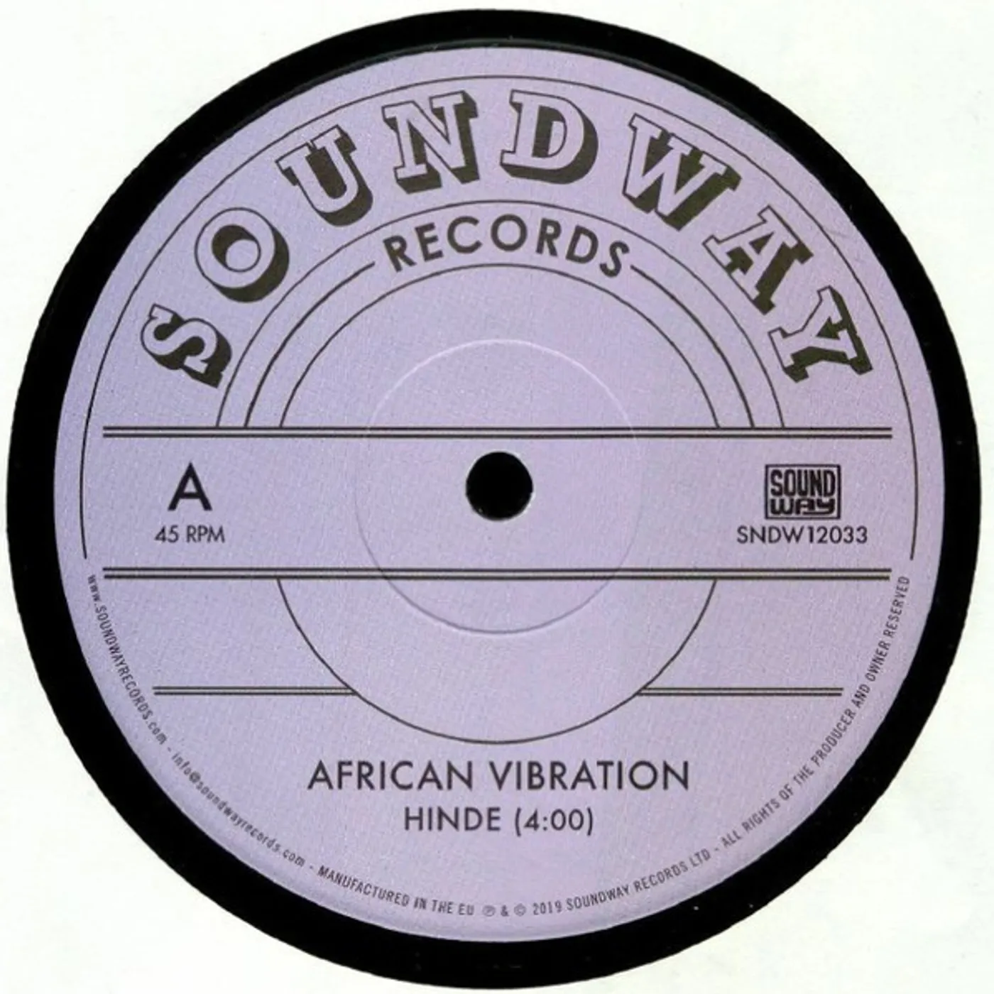 African Vibration Hinde Vinyl Record