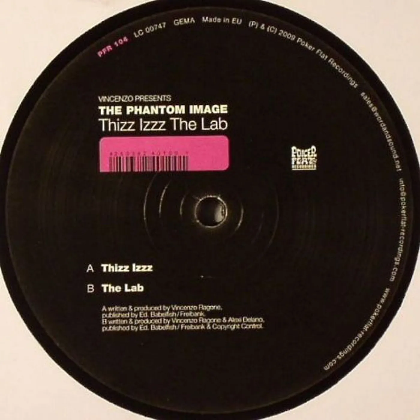Vincenzo Presents The Phantom Image: Thizz Izzz The Lab Vinyl Record