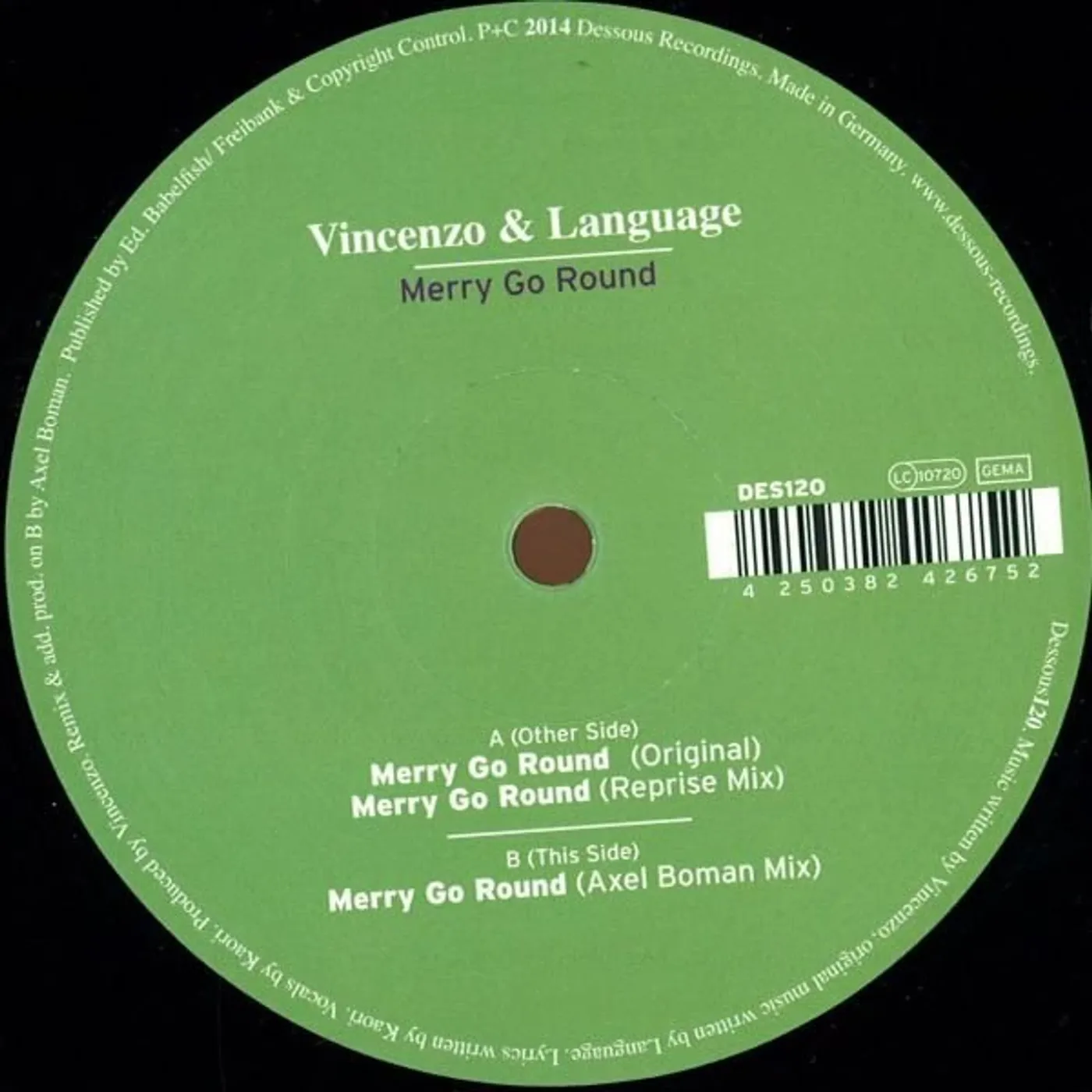 Vincenzo Merry Go Round Vinyl Record
