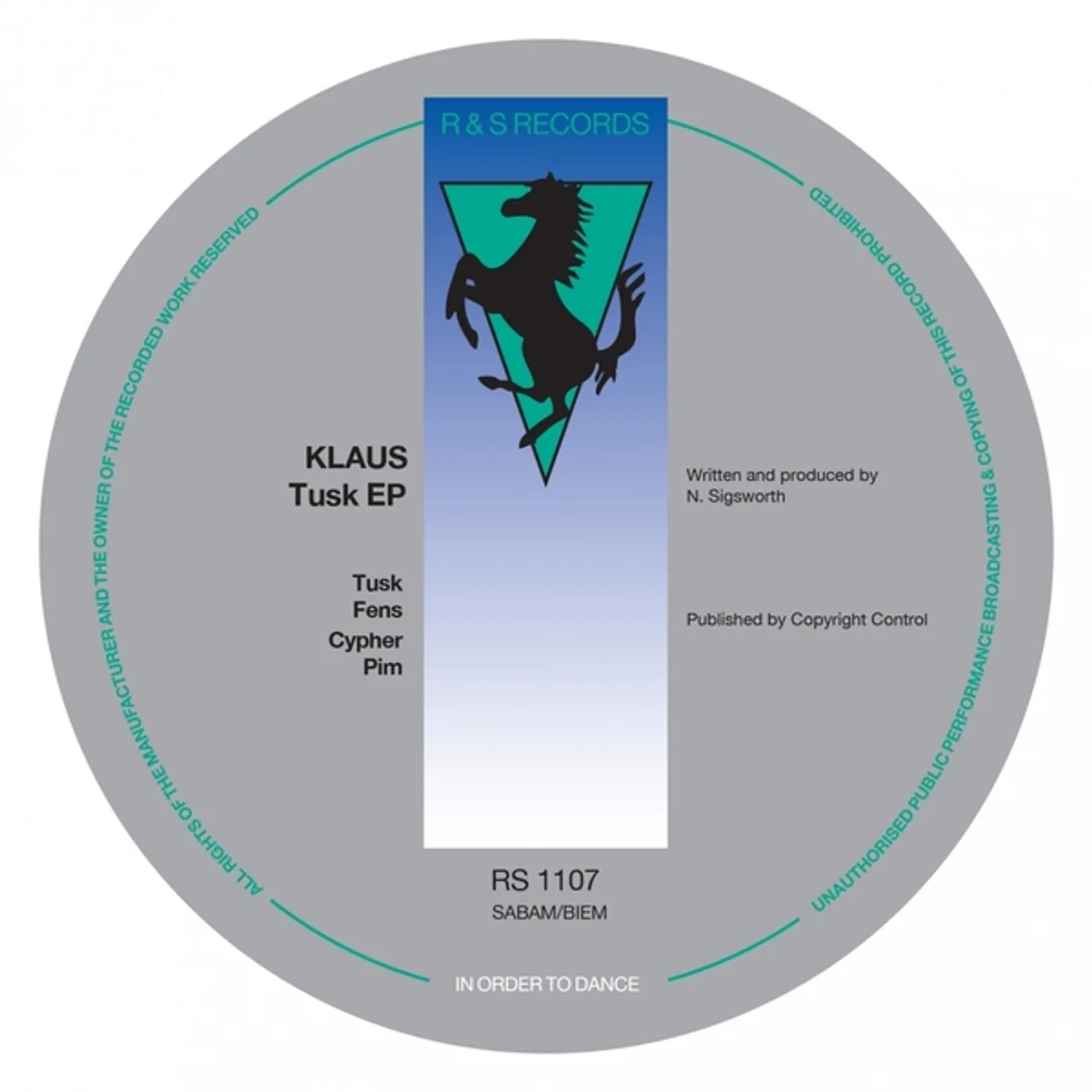 KLAUS Tusk EP Vinyl Record