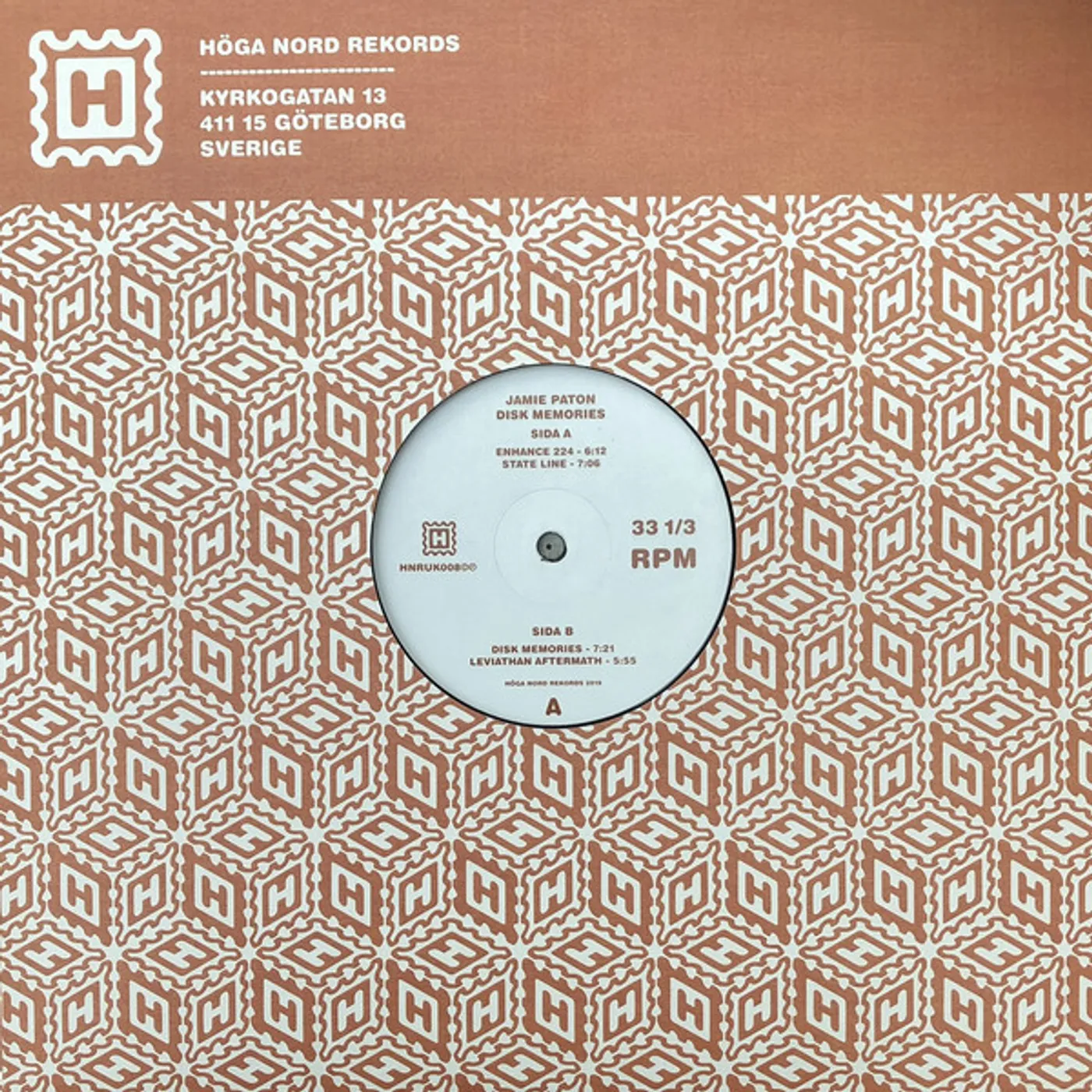 Jamie Paton Disk Memories Vinyl Record