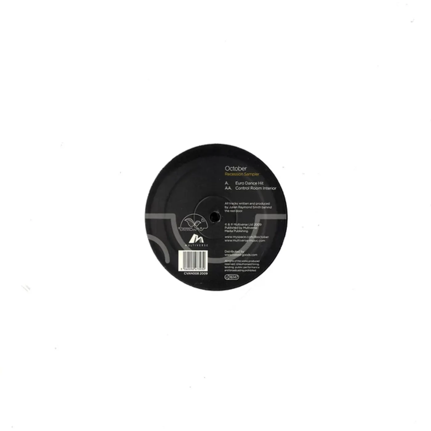 OCTOBER Recession Vinyl Record
