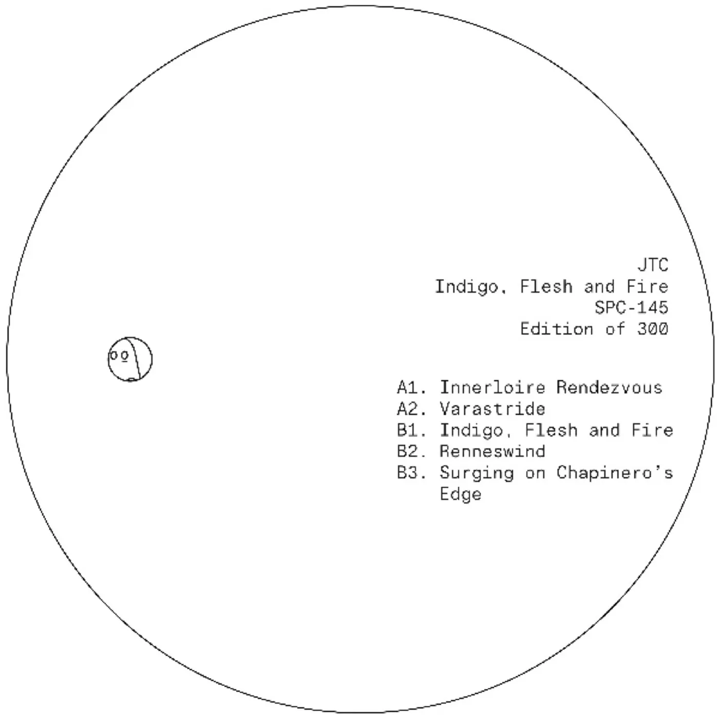 JTC Indigo, Flesh And Fire EP Vinyl Record