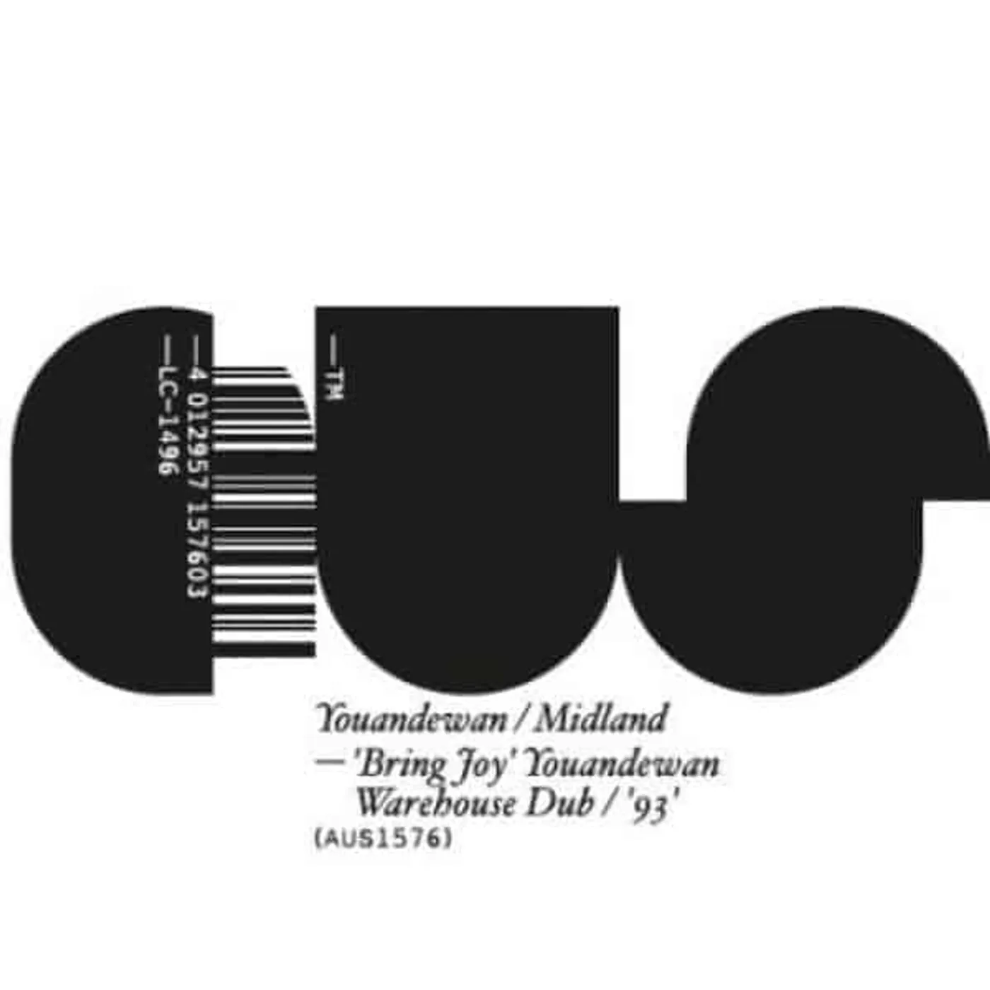 Bring Joy (Youandewan Warehouse Dub)/93 Vinyl Record
