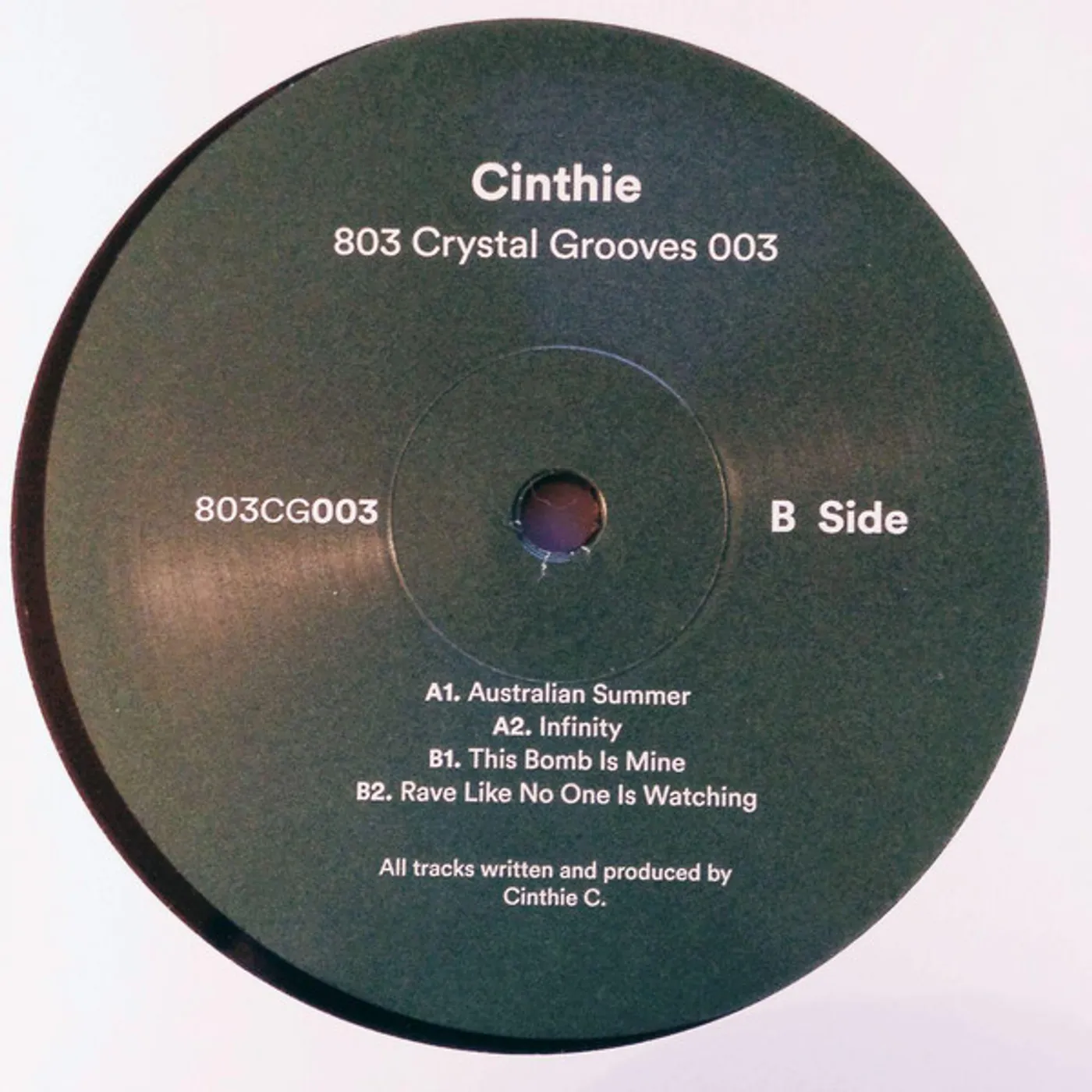 CINTHIE 803 Crystal Grooves 003 Vinyl Record