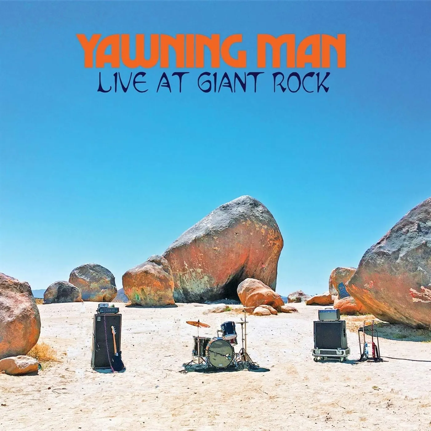 Yawning Man LIVE AT GIANT ROCK (NEON YELLOW VINYL) Vinyl Record