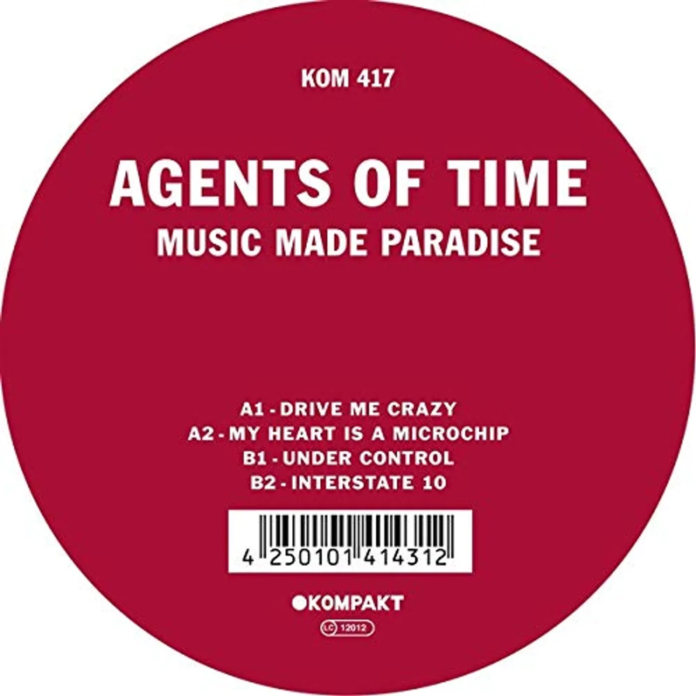 Agents Of Time Music Made Paradise Vinyl Record