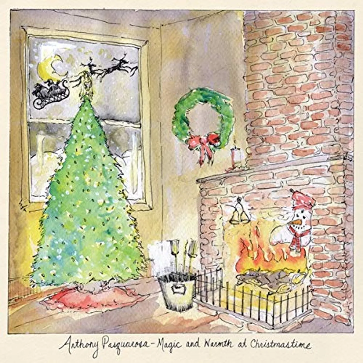 Anthony Pasquarosa MAGIC & WARMTH AT CHRISTMASTIME Vinyl Record