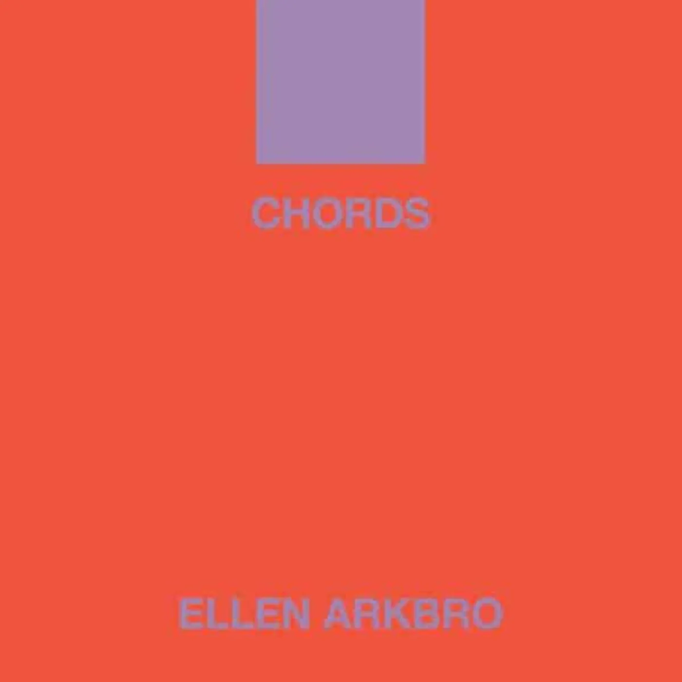Ellen Arkbro Chords Vinyl Record
