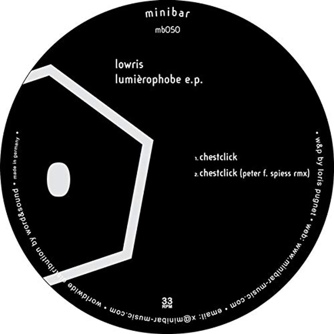 Lowris Lumierophobe Vinyl Record