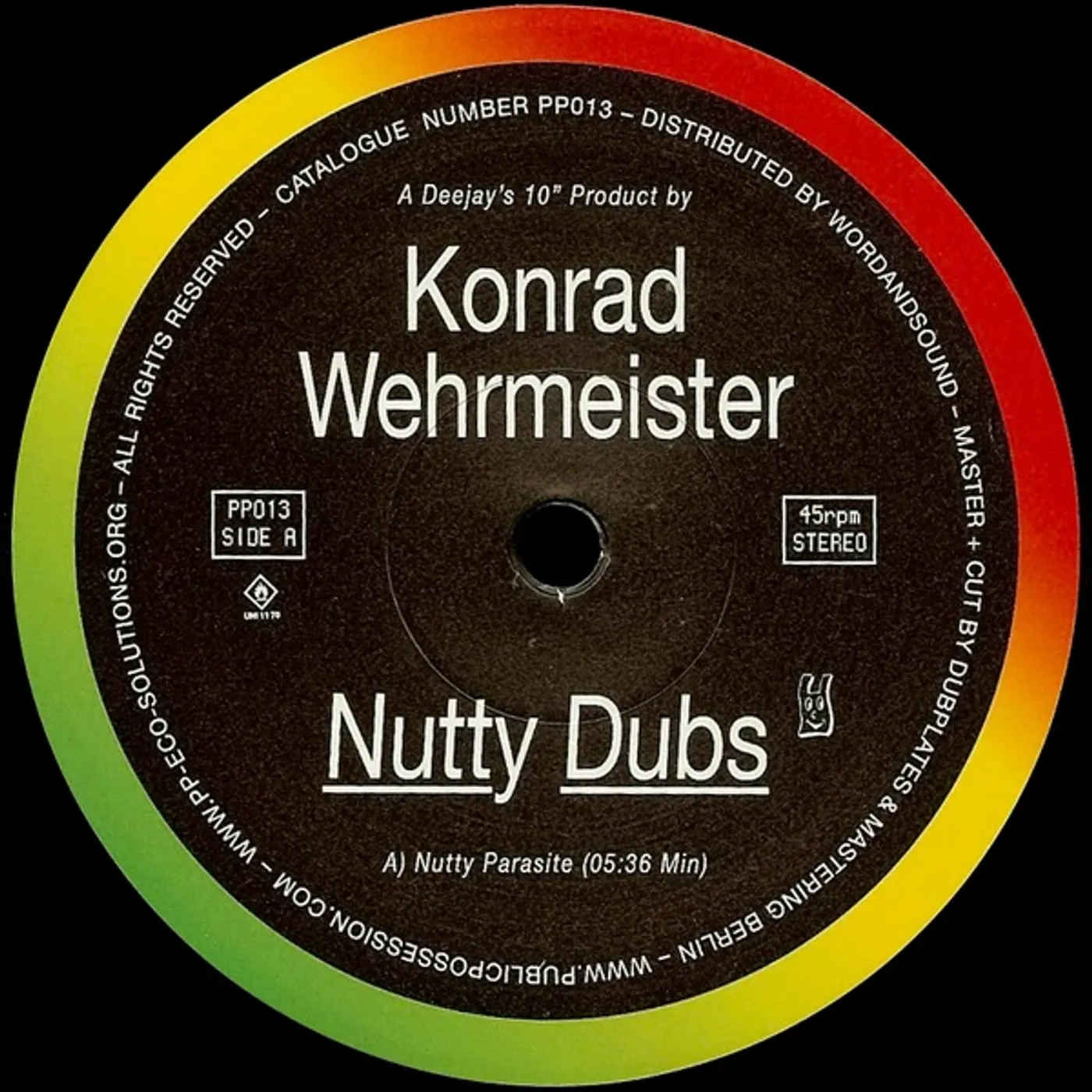 Konrad Wehrmeister Nutty Dubs Vinyl Record