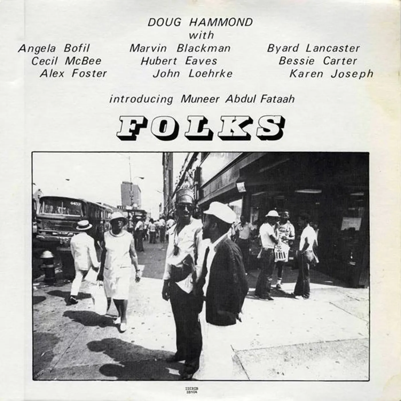 Doug Hammond Folks Vinyl Record