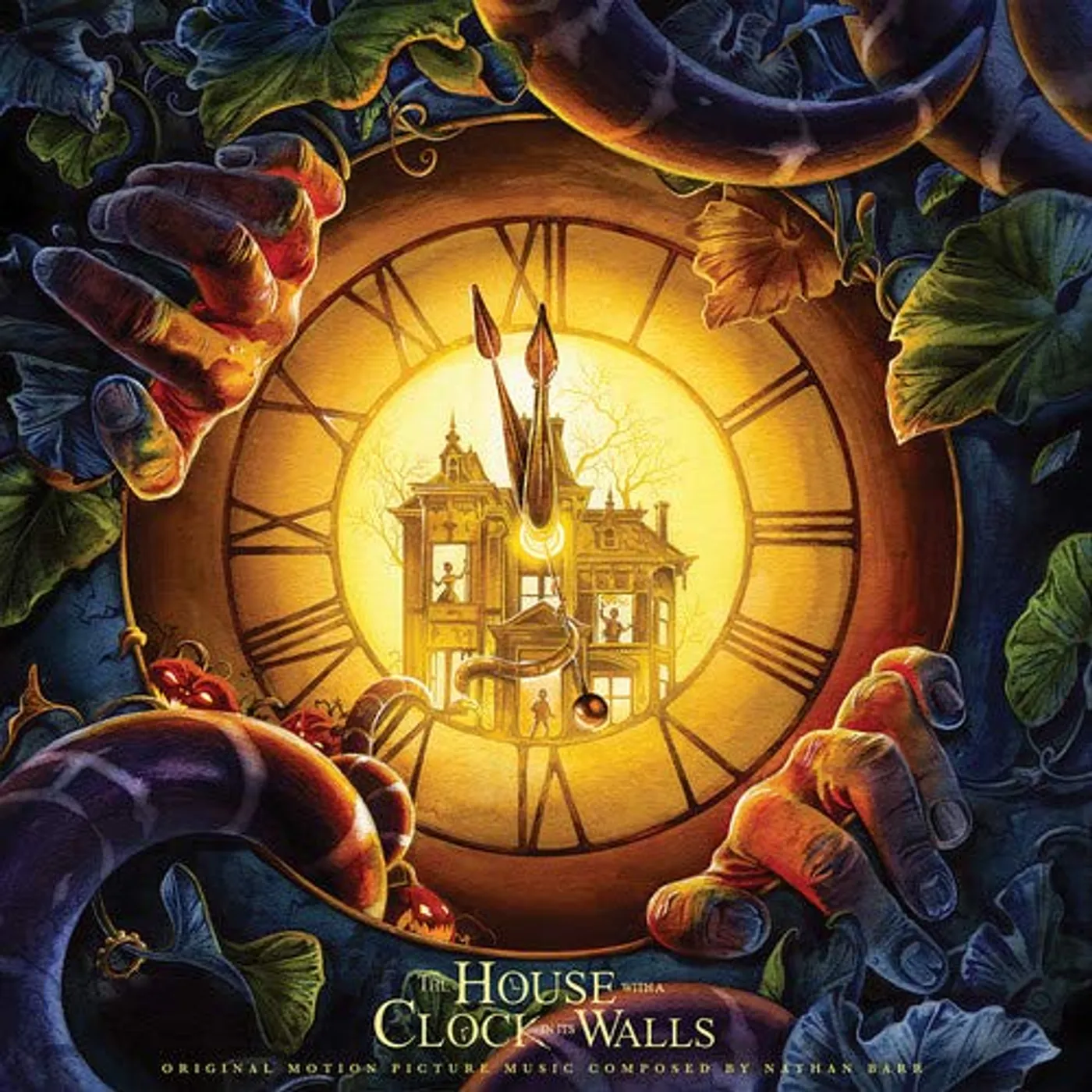 Nathan Barr HOUSE WITH A CLOCK IN ITS WALLS (180G/GREEN & PURPLE SWIRL/JACK O LANTERN & FIRE SWIRL VINYLS) Vinyl Record