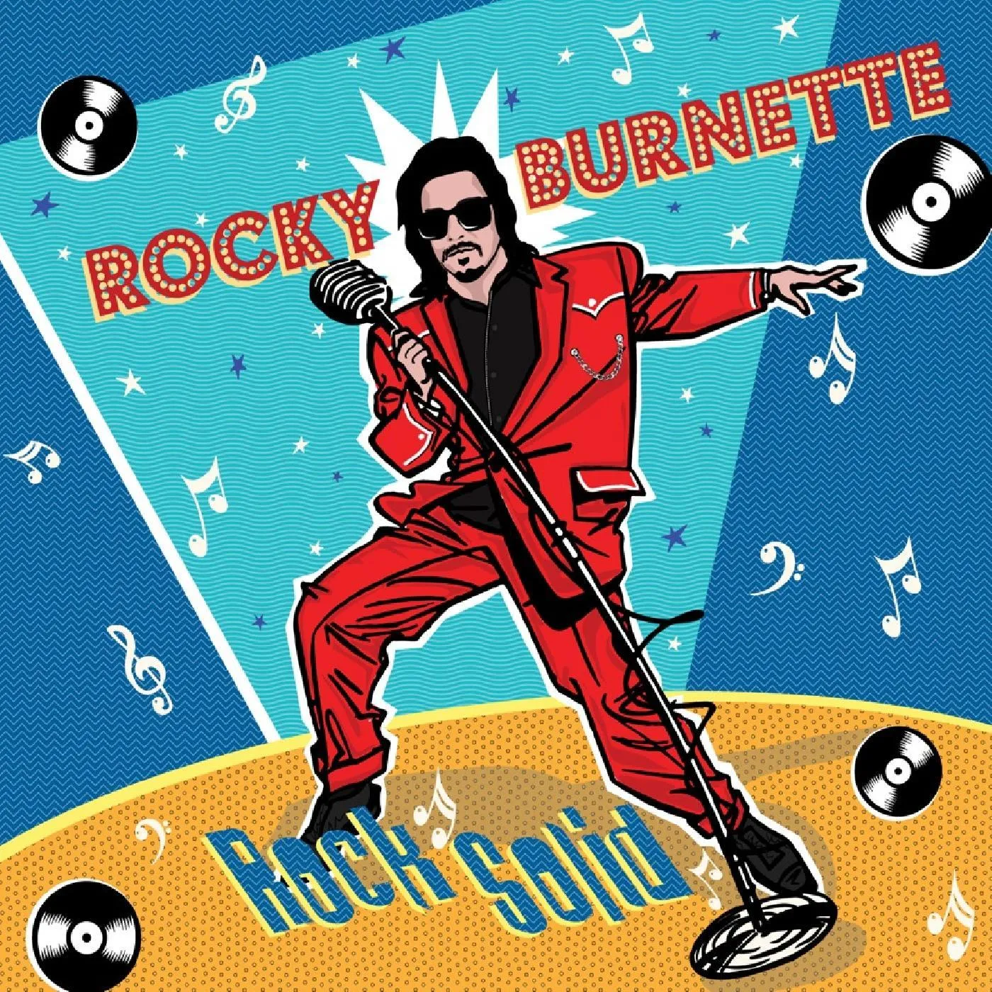 Rocky Burnette ROCK SOLID CD