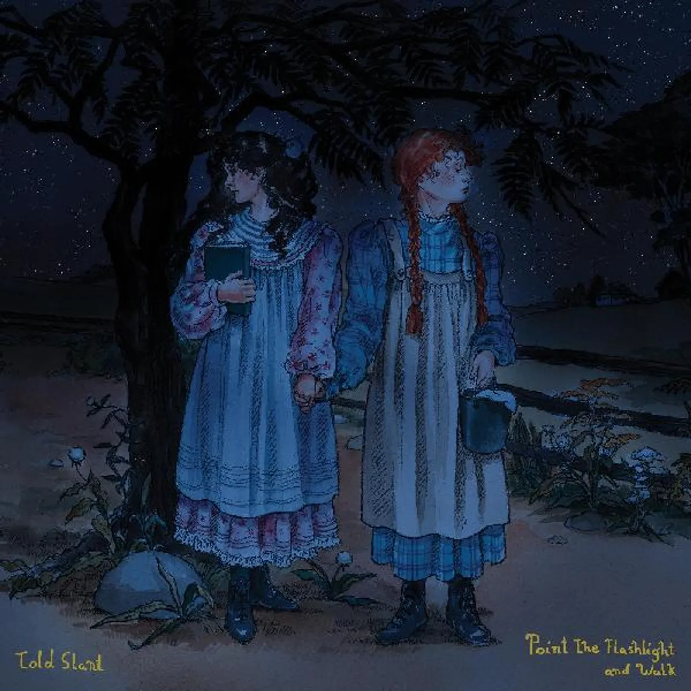 Told Slant POINT THE FLASHLIGHT & WALK (SEA BLUE VINYL/DL CARD) Vinyl Record